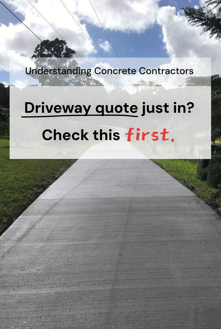Driveway quote just in? Check this first.